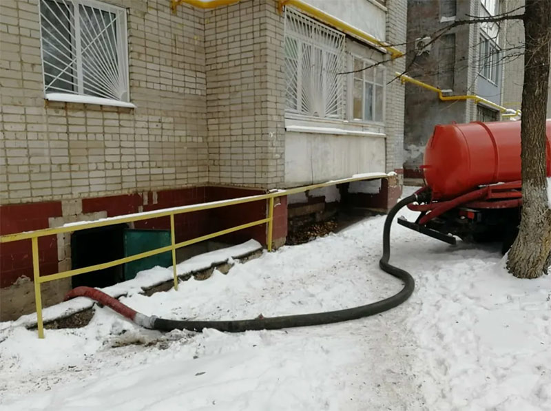 Откачка воды из гаража  Пересвет